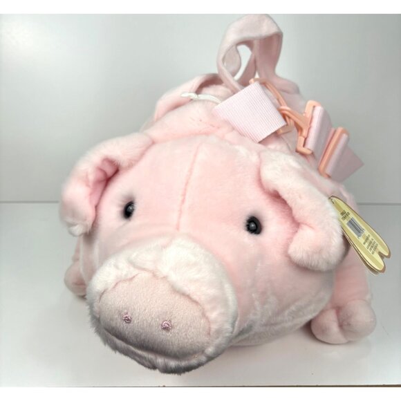 Aurora Plush Pig Tote Bag Orville 24” Duffle Stuffed Animal W/Tags Rare #16128 - Picture 4 of 12